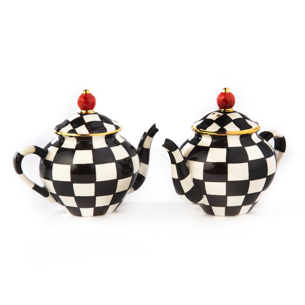 Courtly Teapot Salt & Pepper Set | MacKenzie-Childs