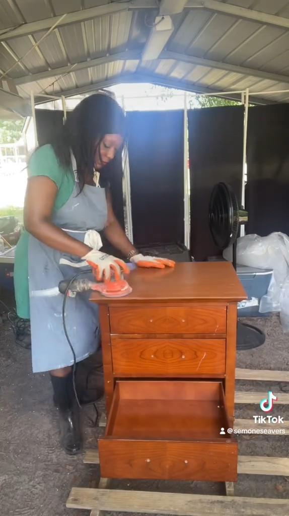 DIY Furniture Project
Loved
updating these furniture pieces and selling on Facbook
Marketplace this summer😍😍🥰 Check out a similar piece I found on Amazon  
you’ll love if you’re wanting to update furniture in your home #furnitureflip #DIY #diyfurniture #furniturerefinishing
#diyfurnitureproject #homedecor #mompreneur #momlife #momtok

#LTKWorkwear #LTKFamily #LTKHome