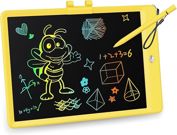 KOKODI LCD Writing Tablet, 10 Inch Colorful Doodle Board Drawing Tablet, Erasable Reusable Electr... | Amazon (US)