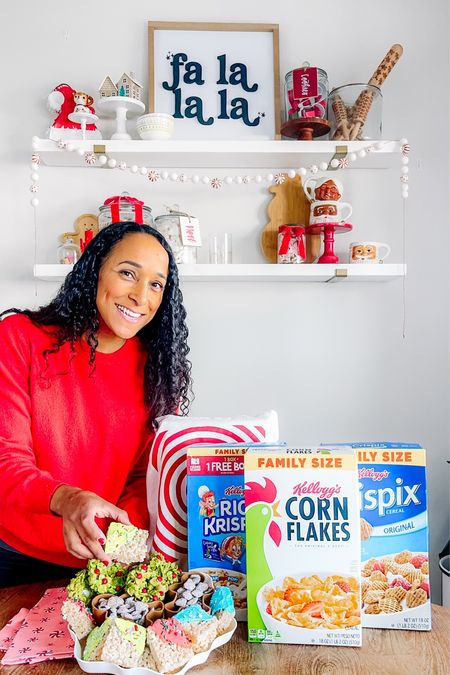 #ad I’ve got three fun and easy @kellogg cereal treat recipes for you guys! These are so perfect to share with the people you love this holiday season! With so many events and gatherings coming up, I know we all need some delicious easy options that bring the magic. 

Kellogg’s Rice Krispies, Corn Flakes, and Crispix Brands mixed with a few simple ingredients make great no bake desserts for busy moms like us! You can shop these brands @target in-store and online 

#Target #TargetPartner #KellogRiceKrispies



#LTKhome #LTKSeasonal #LTKHoliday
