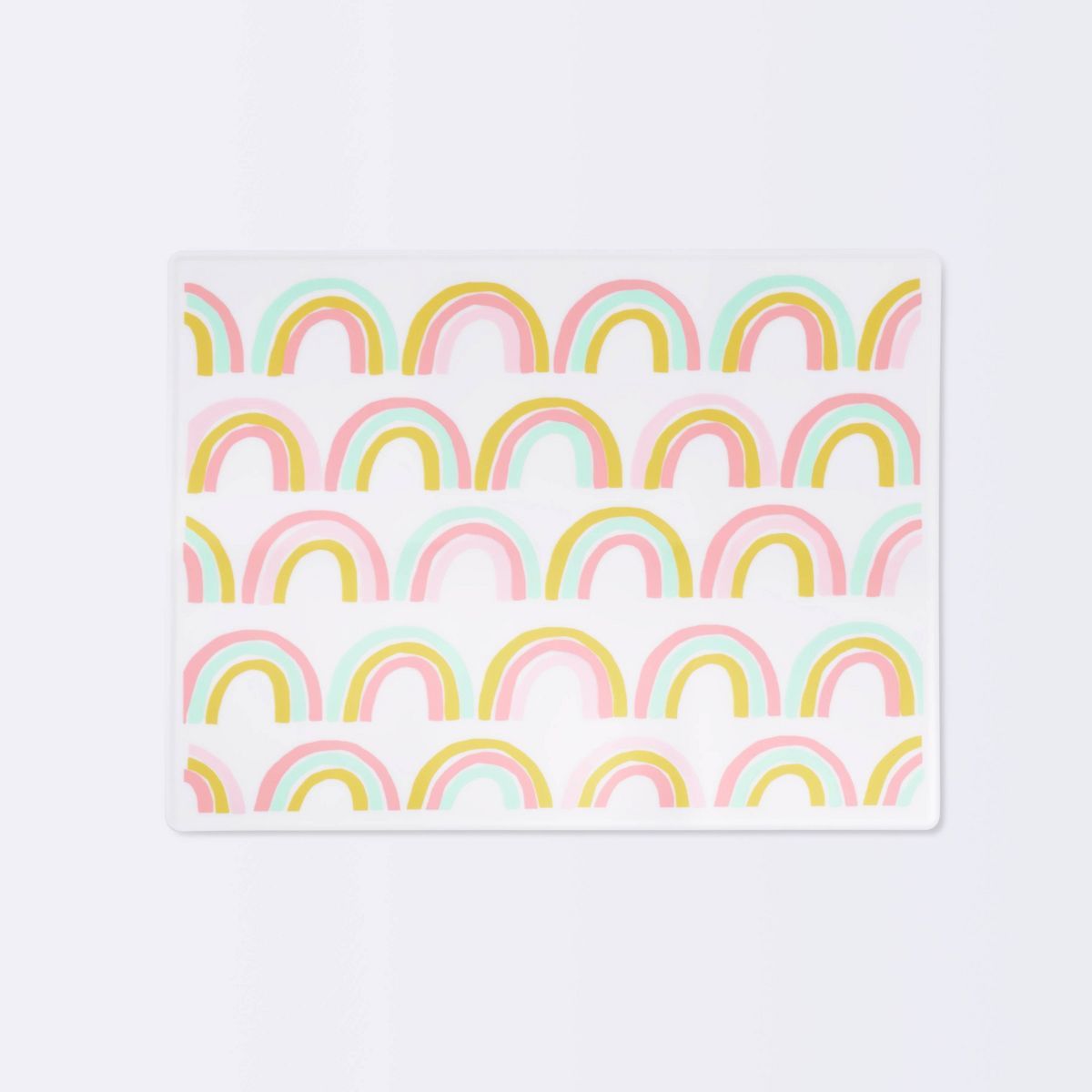 Silicone Place Mat with Decal-Rainbow Silk Screen - Cloud Island™ | Target