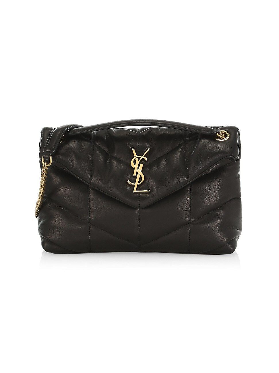 Saint Laurent Small Leather Puffer Shoulder Bag | Saks Fifth Avenue