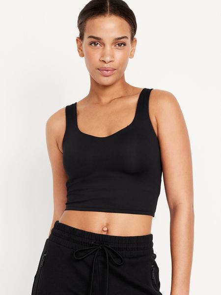PowerSoft Molded Cup Longline Sports Bra | Old Navy (US)