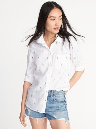 Relaxed Classic Shirt for Women | Old Navy US