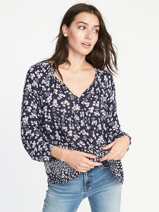 Floral-Print Boho Swing Top for Women | Old Navy US