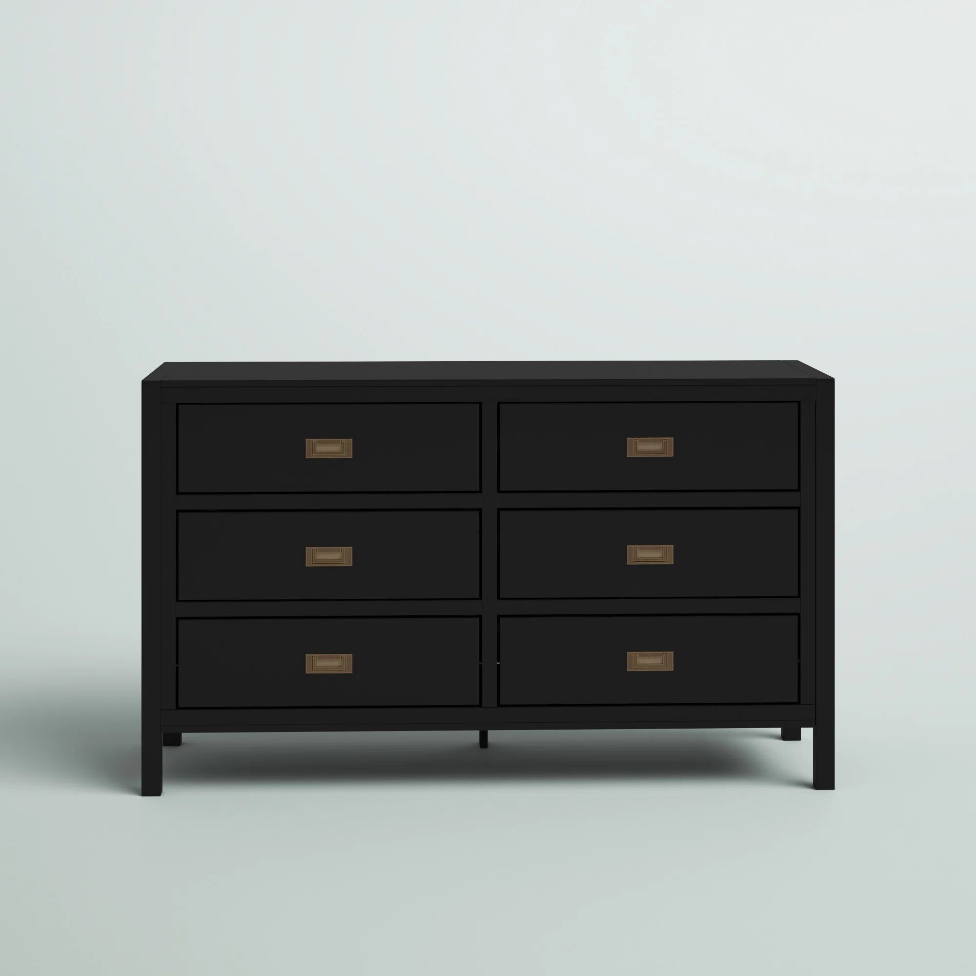 Shubert 6 Drawer 57'' W Double Dresser | Wayfair North America