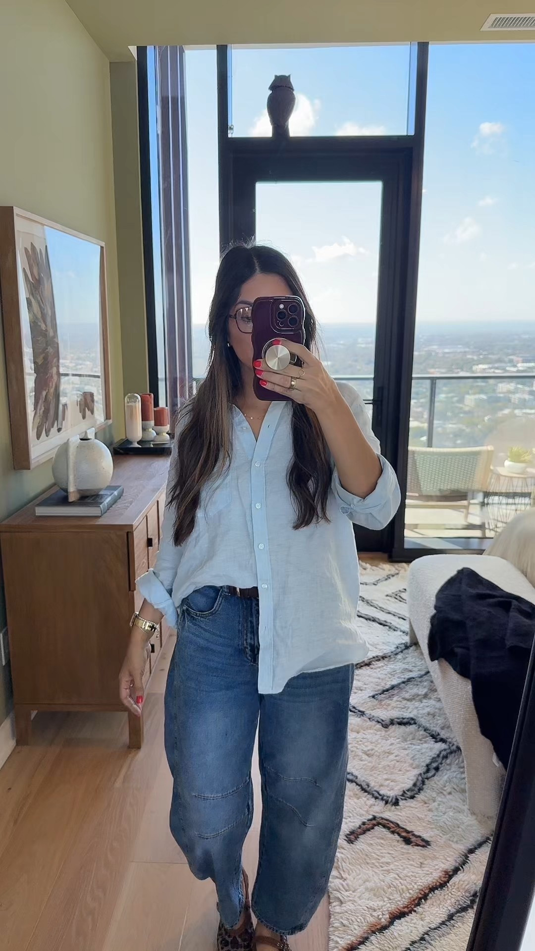 Casual outfit of the day for work today, giving teacher vibes. Loving the barrel Jean trend still 

#LTKWorkwear #LTKdayinmylife #LTKStyleTip