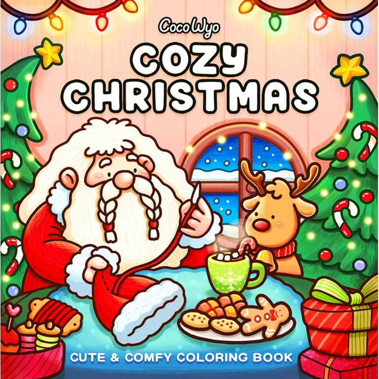 Cozy Spaces Coloring Cozy Christmas: Coloring Book for Adults and Kids (Paperback) | Walmart (US)
