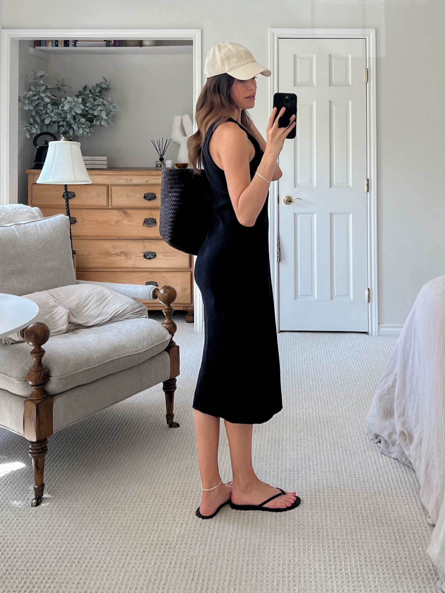 A one and done dress for summer — the Everlane rib tank dress. Wearing XS.