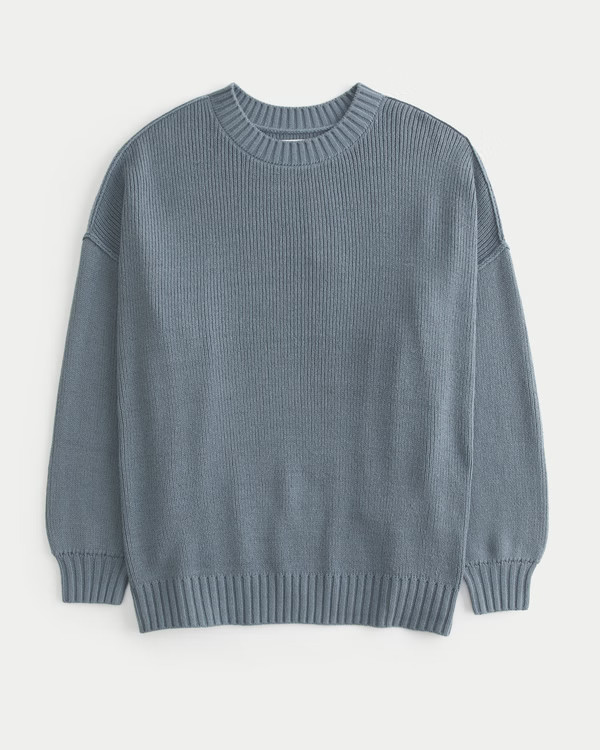 Oversized Crew Sweater | Hollister (US)