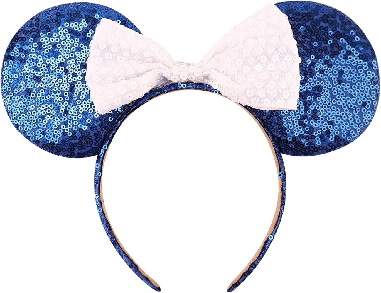 Mouse Ears Headbands with Bow Minnie Ears Cosplay Costume Hair Accessories for Women Birthday Par... | Amazon (US)