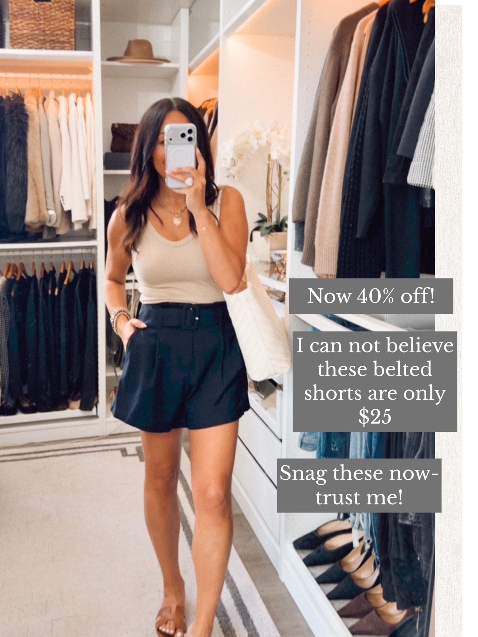 Shorts now 40% off👏🏽 fit TTS wearing a 2 (normally a 26 in denim)

#LTKootd #LTKOver40