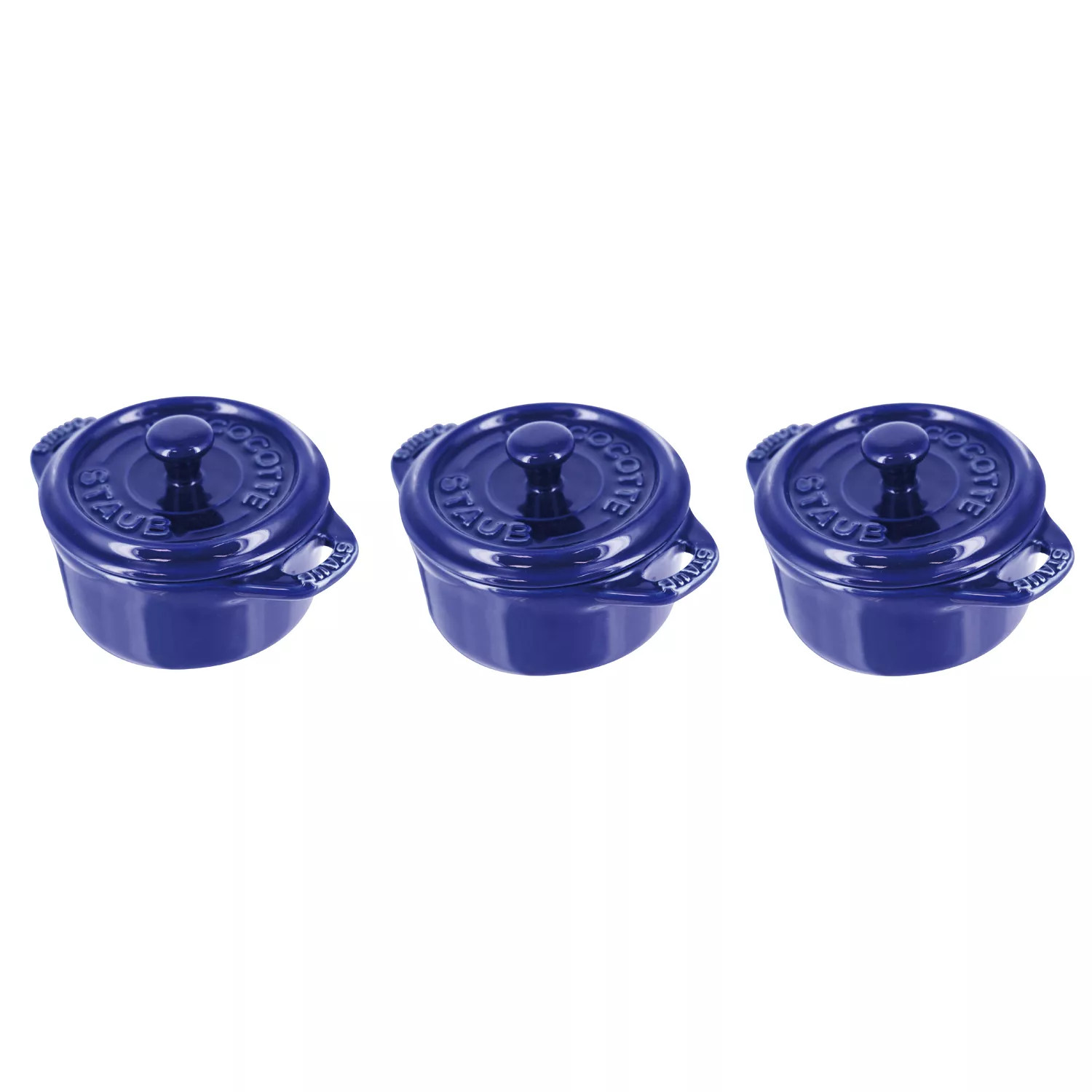 Staub Stoneware Mini Cocottes, Set of 3 | Sur La Table