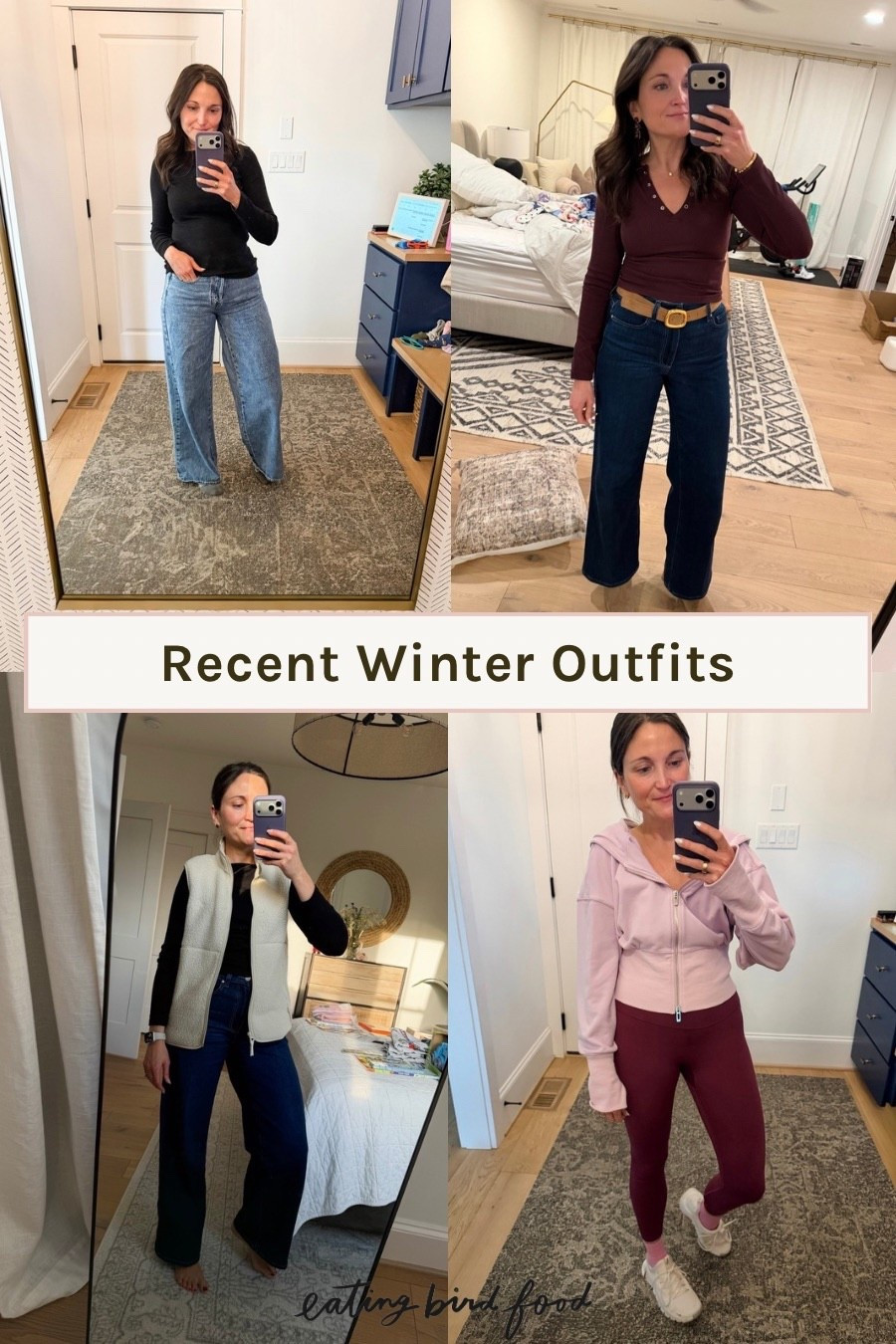 Recent Winter Outfits! 

Target Denim | Women’s Vest | Fleece Vest | Zip Up Hoodie | Old Navy | Winter Style

#LTKFindsUnder100 #LTKFindsUnder50