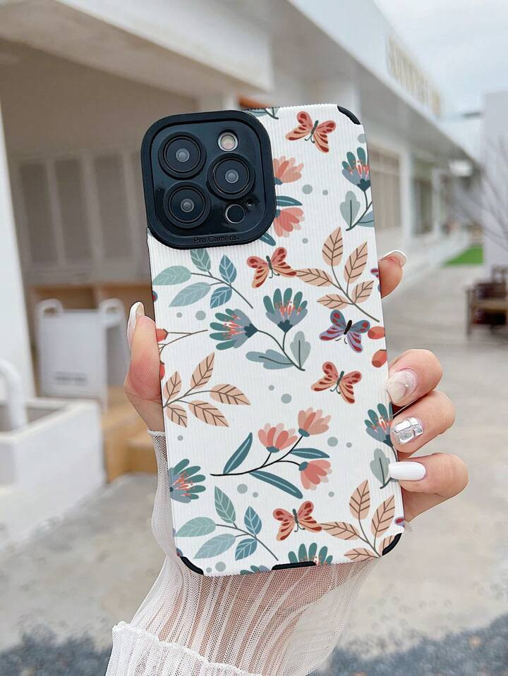 Butterfly Pattern Phone Case | SHEIN