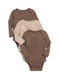 Baby 100% Organic Cotton Print Bodysuit (3-Pack) | Gap (US)