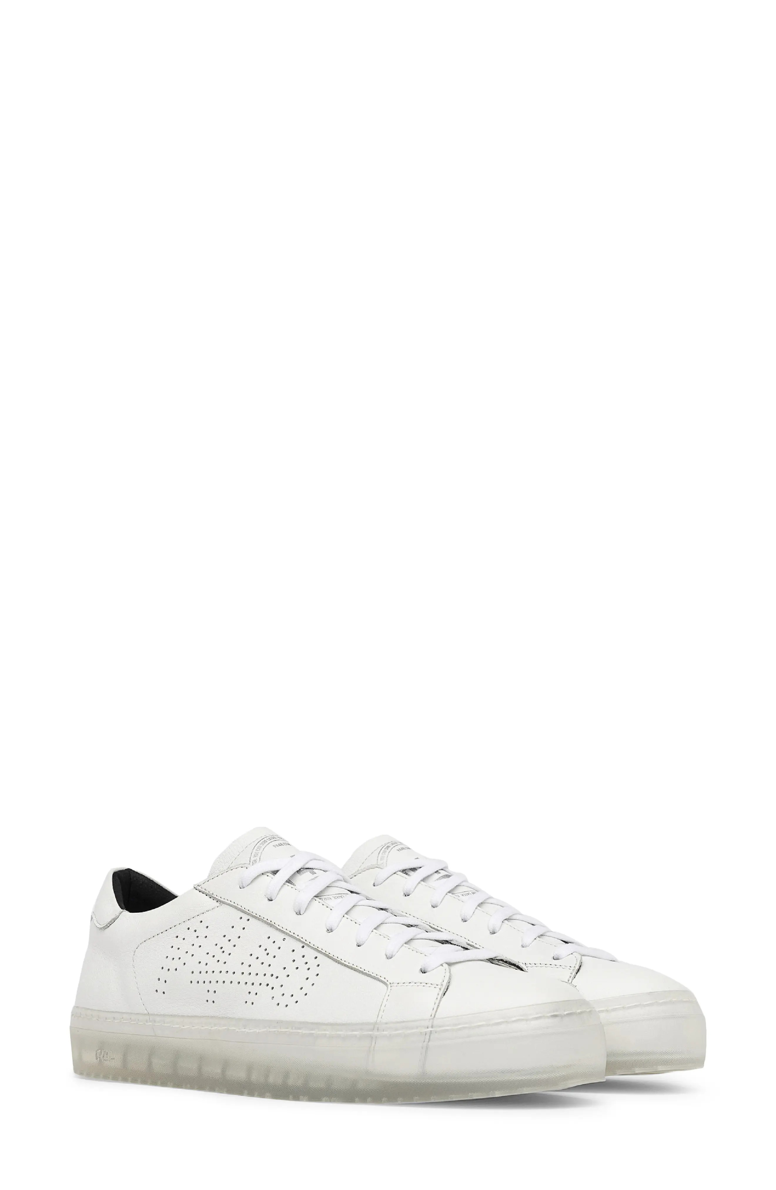 Women's P448 John L Low Top Sneaker, Size 6-6.5US / 36EU - White | Nordstrom