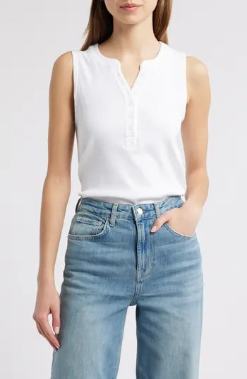 Rails Mayla Sleeveless Henley | Nordstrom | Nordstrom