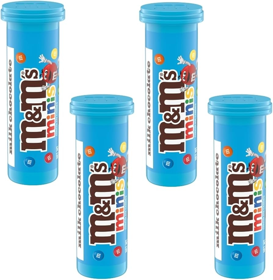 M&M's Minis Tubes Chocolate Candies - Pack of 4 - Delicious Classic Candy - Great for the Whole F... | Amazon (US)