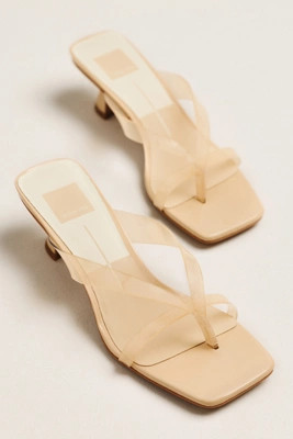 Dolce Vita Brevel Jelly Thong Heeled Sandals | Anthropologie (US)
