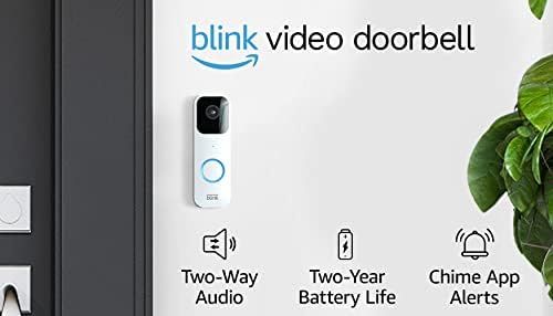 Blink Video Doorbell (White) + Mini Camera (Black) with Sync Module 2 | Two-Way Audio, HD Video, ... | Amazon (US)