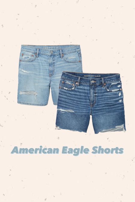 AE denim shorts 