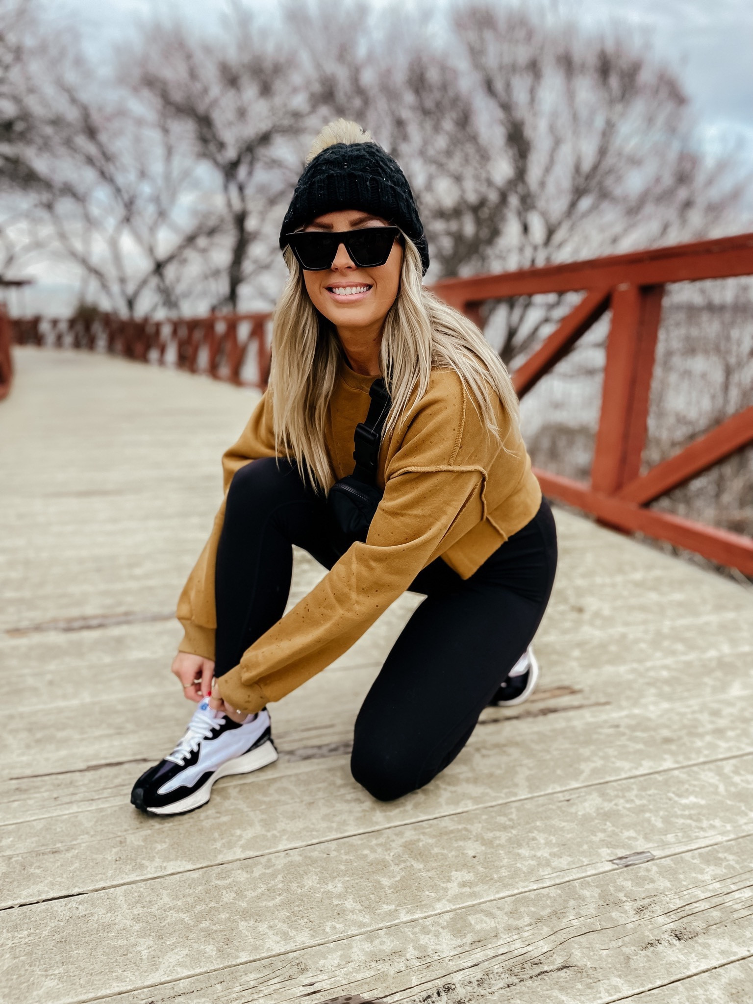 Sized up to a large I. The top. Leggings fits TTS l, wear medium. New balance 370. Gift guide for her. Gift guide for teens. 

#LTKHoliday #LTKCyberWeek #LTKGiftGuide