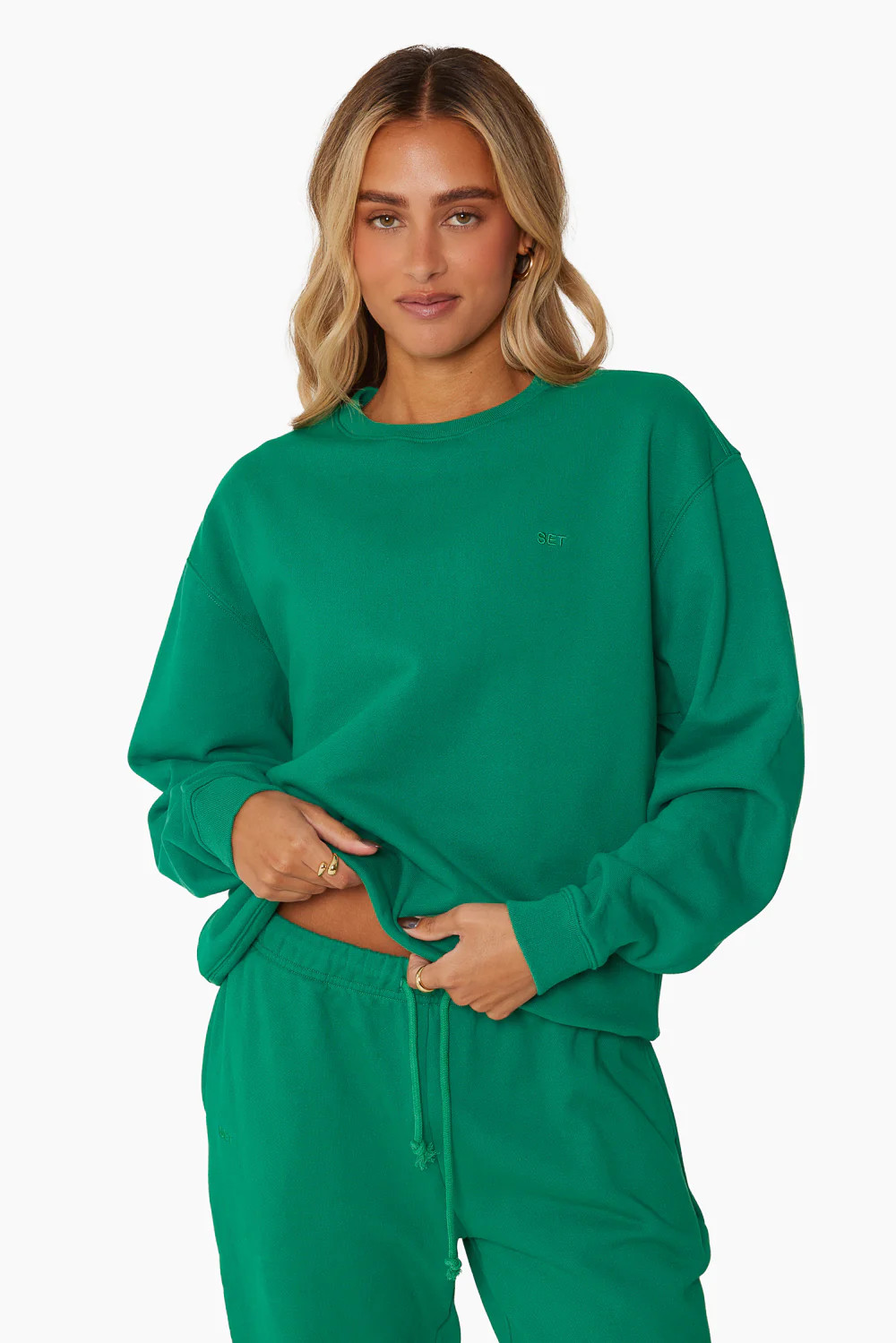 HEAVYWEIGHT SWEATS CREWNECK - PALM | SET Active