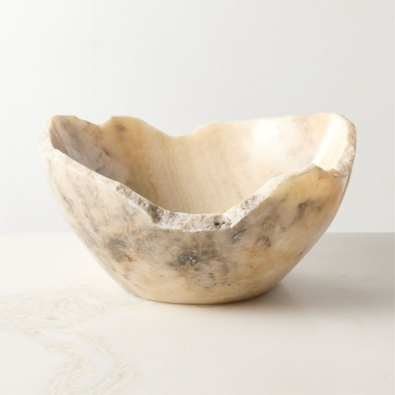 Onyx Raw Edge Stone Bowl + Reviews | CB2 | CB2