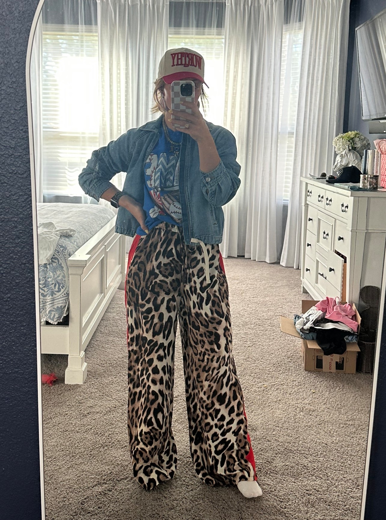 Cute, comfy, spirited! 💙❤️ ⚾️ 

#LTKActive #LTKmomlife #LTKdayinmylife