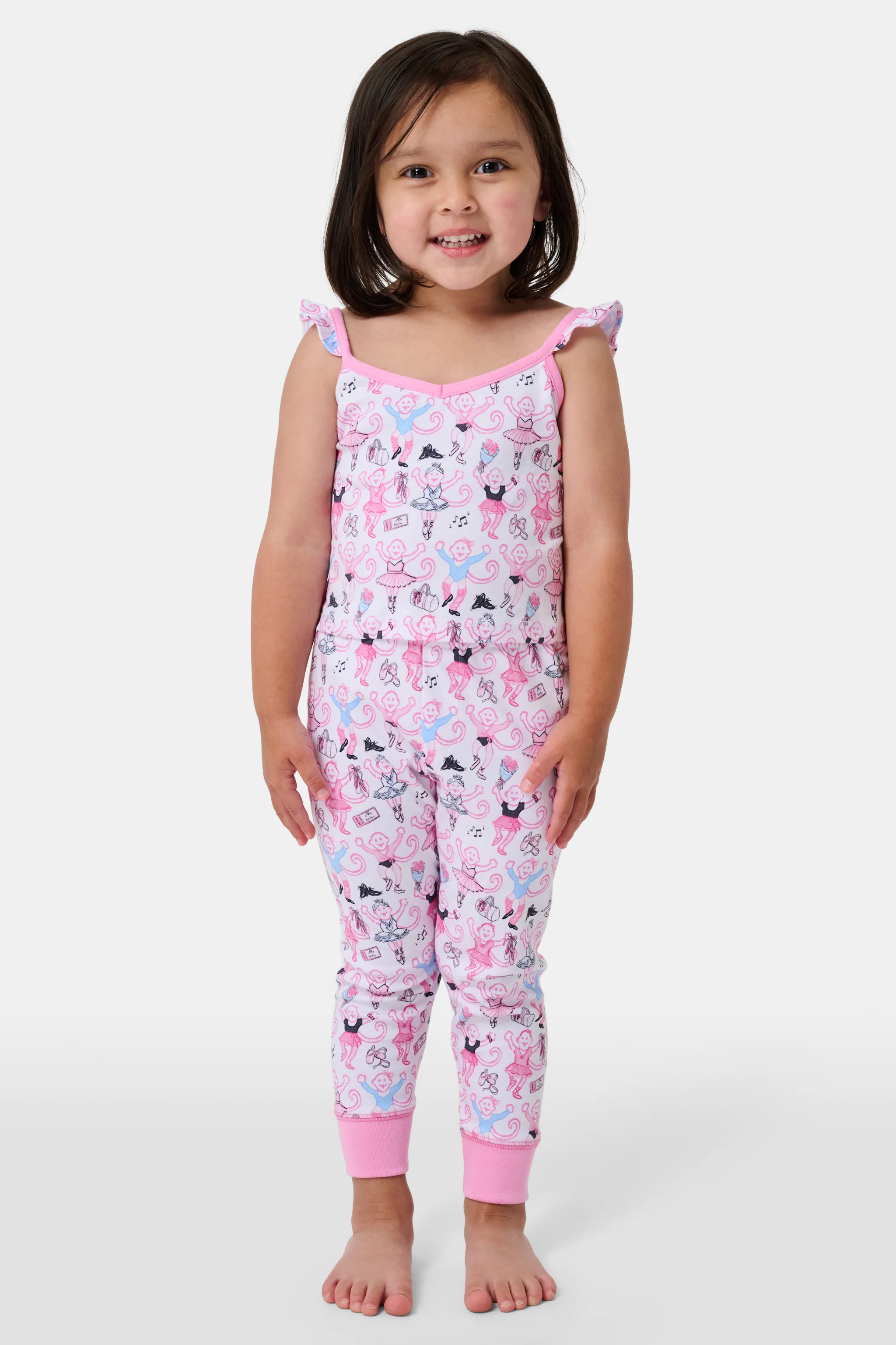 Kids Monkey Pirouette Blaire Pajamas | Roller Rabbit