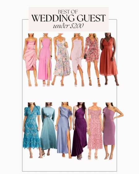 Wedding guest dresses under $200!

#LTKwedding