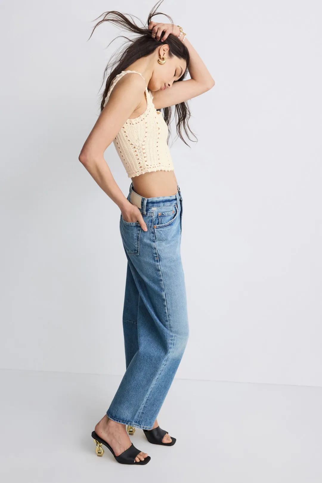 Crochet Crop Top | Rent the Runway