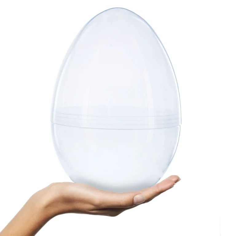 Giant Transparent Jumbo Size Clear Plastic Easter Egg 10 Inches | Walmart (US)