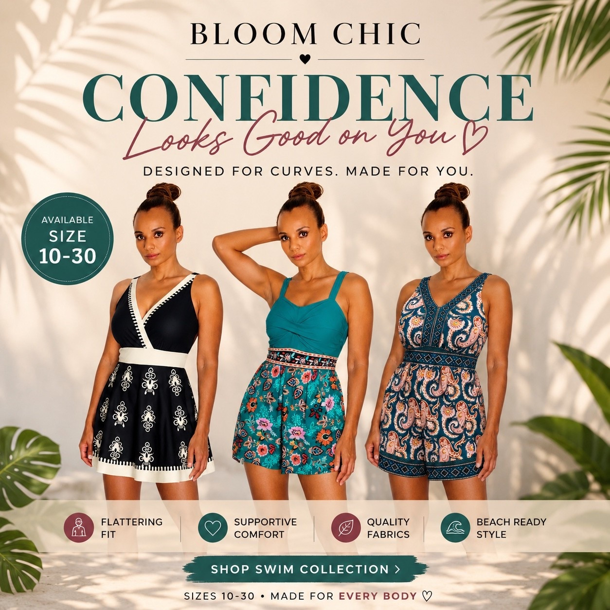 Confidence looks good on every body ✨ Bloom Chic swim styles made to flatter, support, and turn heads all summer long 💙☀️ #BloomChic #SwimStyle #PlusSizeFashion #CurvyStyle #VacationLooks #BeachReady #SummerStyle #ConfidenceLooksGoodOnYou #LTKStyle #FashionFinds
#LTKSwim

#LTKPlusSize #LTKMidsize #LTKSeasonal