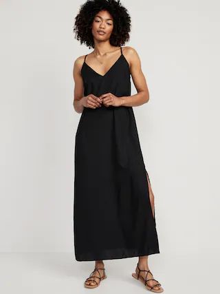 Tie-Back Maxi Slip Dress for Women | Old Navy (US)