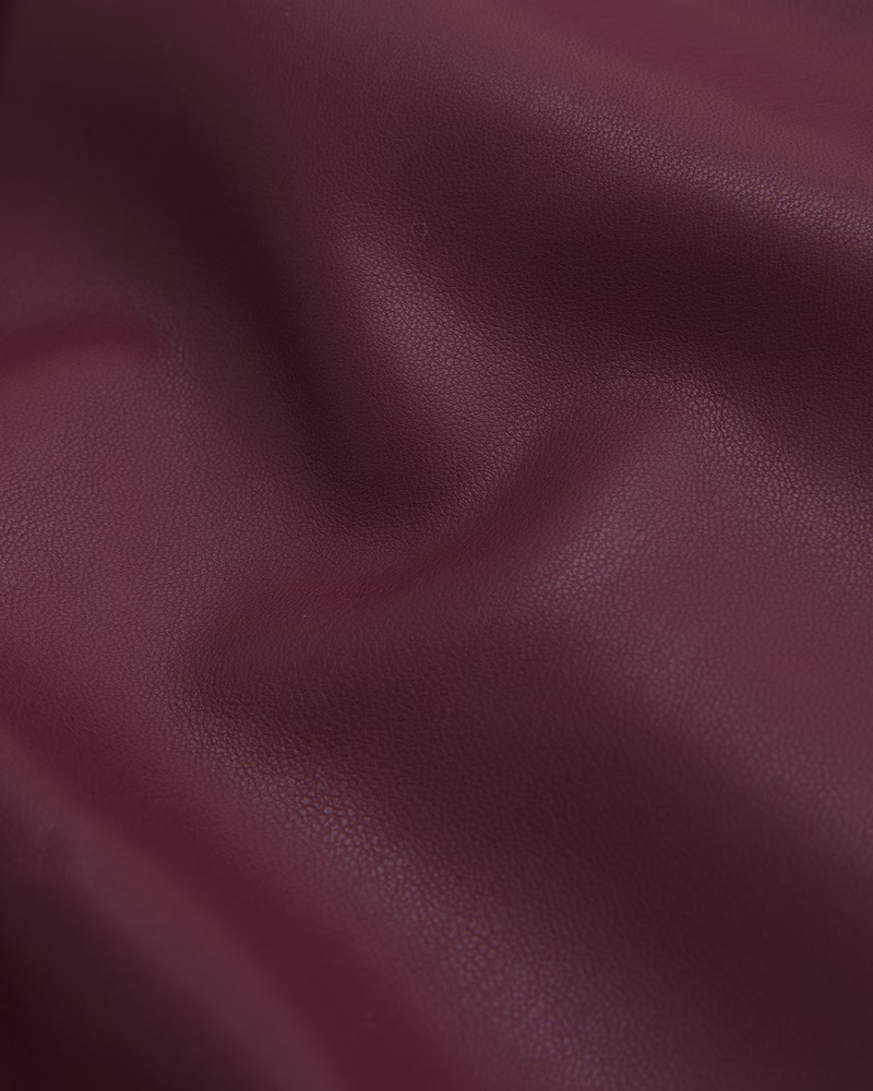 Oversized Vegan Leather Shirt Jacket | Abercrombie & Fitch (US)