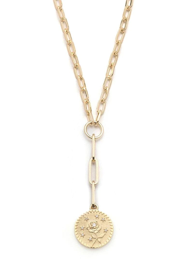 Rose of the World Refined Clip Necklace | Marissa Collections