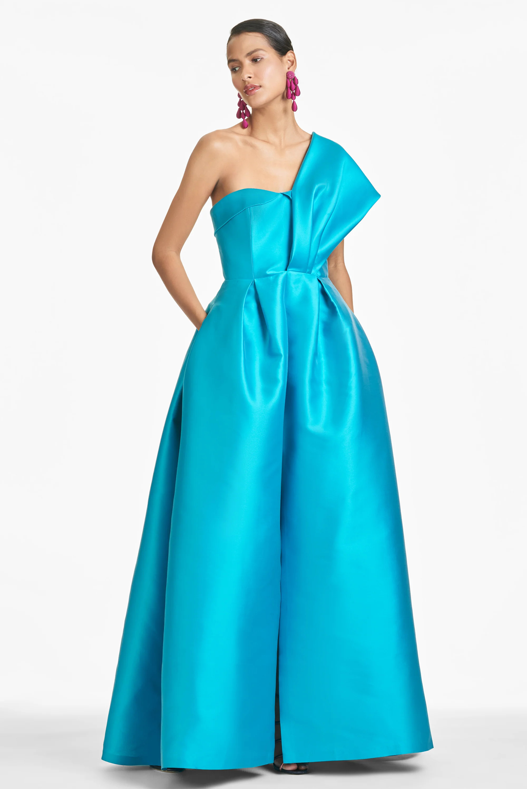 Clarissa Gown - Aqua - Final Sale | Sachin and Babi