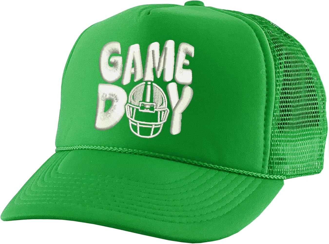 Game Day Hat Football Vibes Sport Fan Trucker Hat Embroidered Mesh Snapback | Amazon (US)