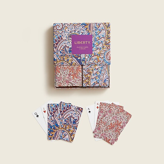Liberty® X J.Crew playing cards | J. Crew US