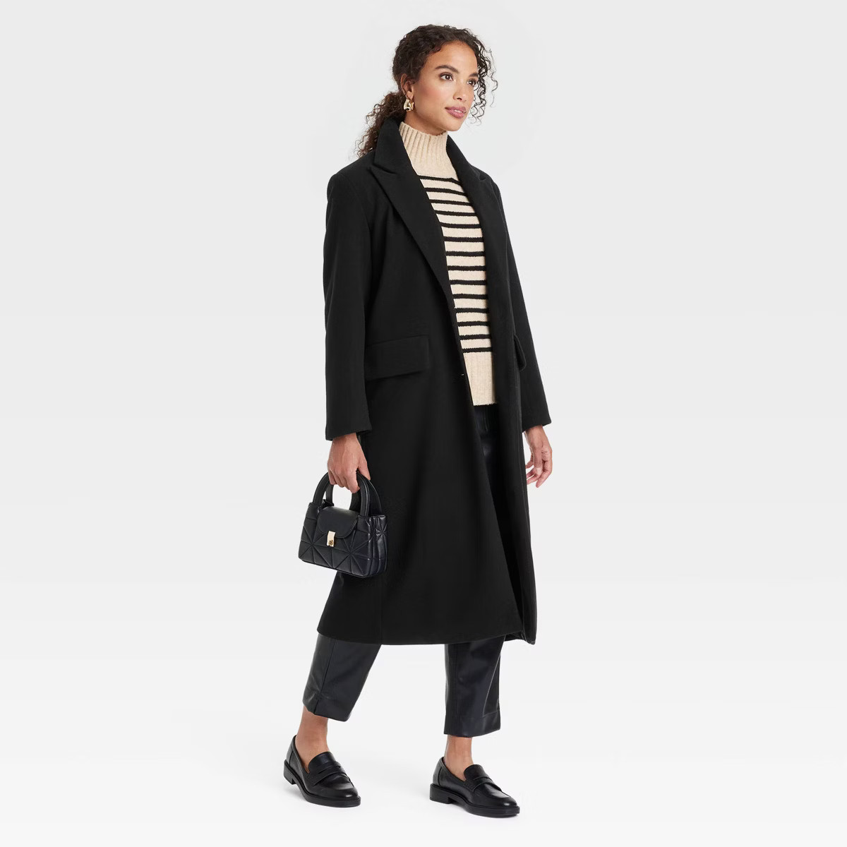 Women's Faux Wool Pea Coat - A New Day™ | Target