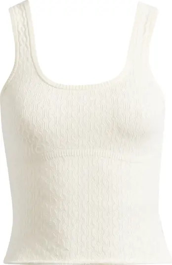 Keenan Pointelle Cotton Sweater Tank | Nordstrom