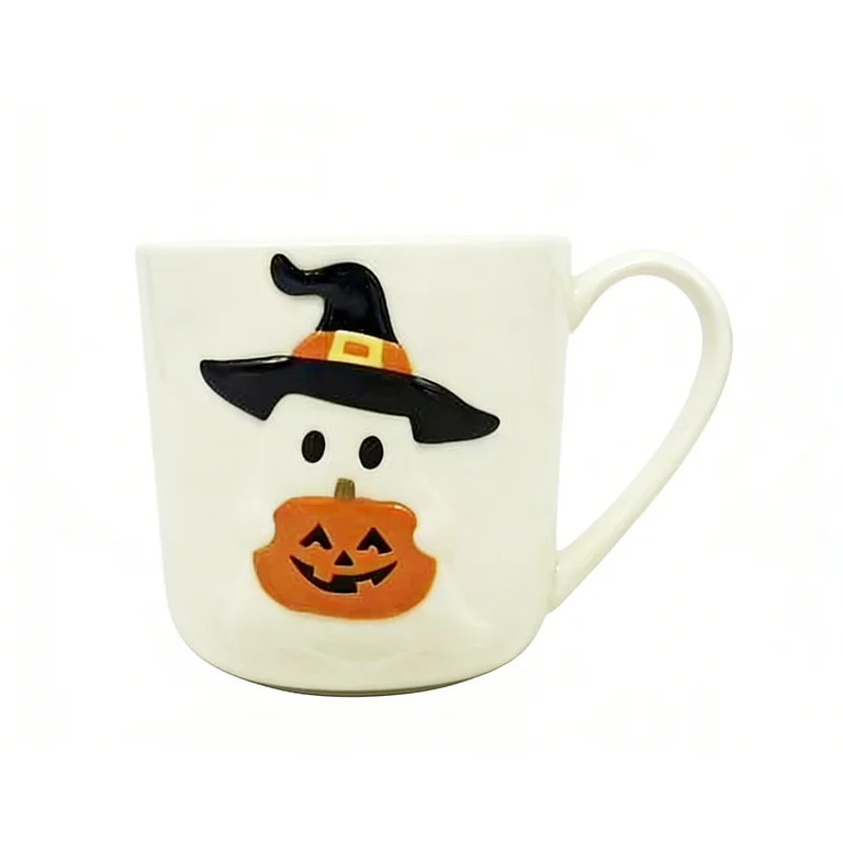 Way to Celebrate Halloween White Ghost Ceramic Mug | Walmart (US)