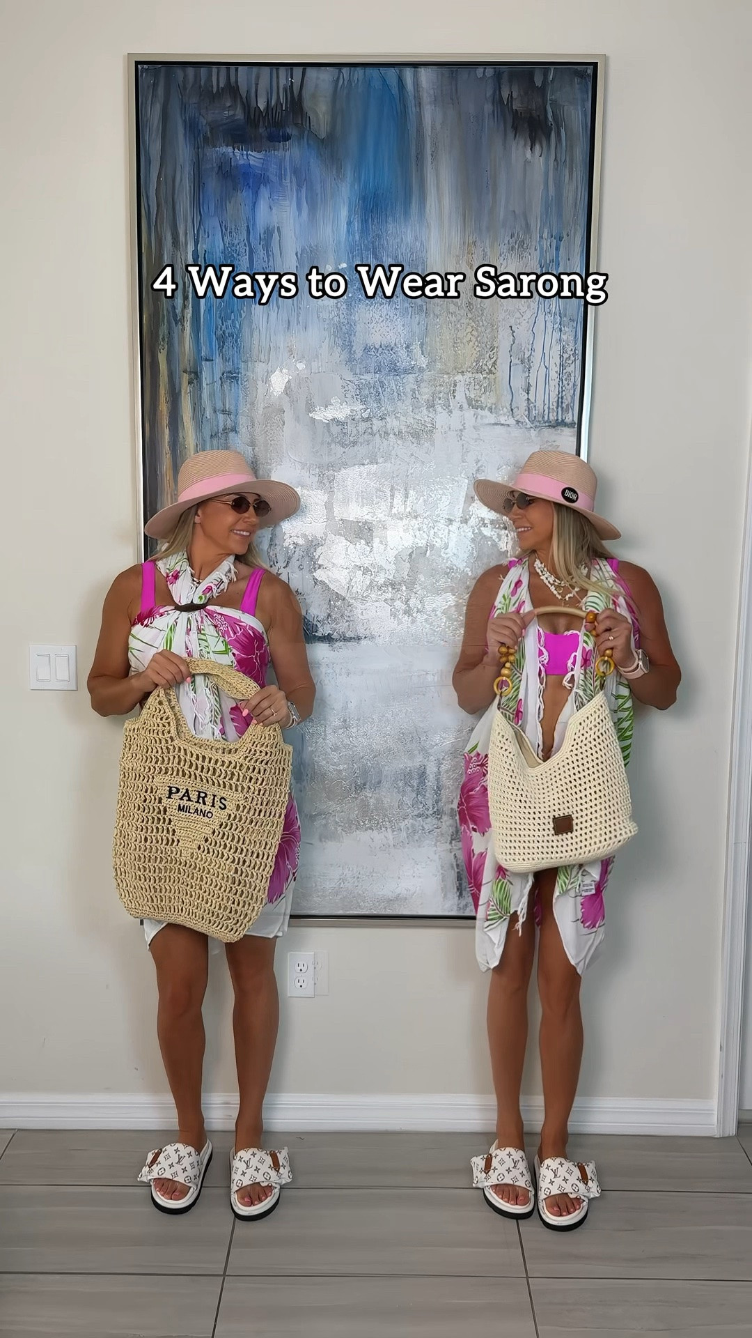 One sarong, four outfit options 🌴✨

One of my favorite vacation packing hacks because it works as a beach cover-up, skirt, dress, and resort look without taking up suitcase space ✈️

sarong, beach cover up, vacation outfit, resort wear, beach outfit, tropical vacation style, cruise outfit, poolside outfit, vacation packing, travel essentials.

#LTKSwim #LTKU #LTKSeasonal