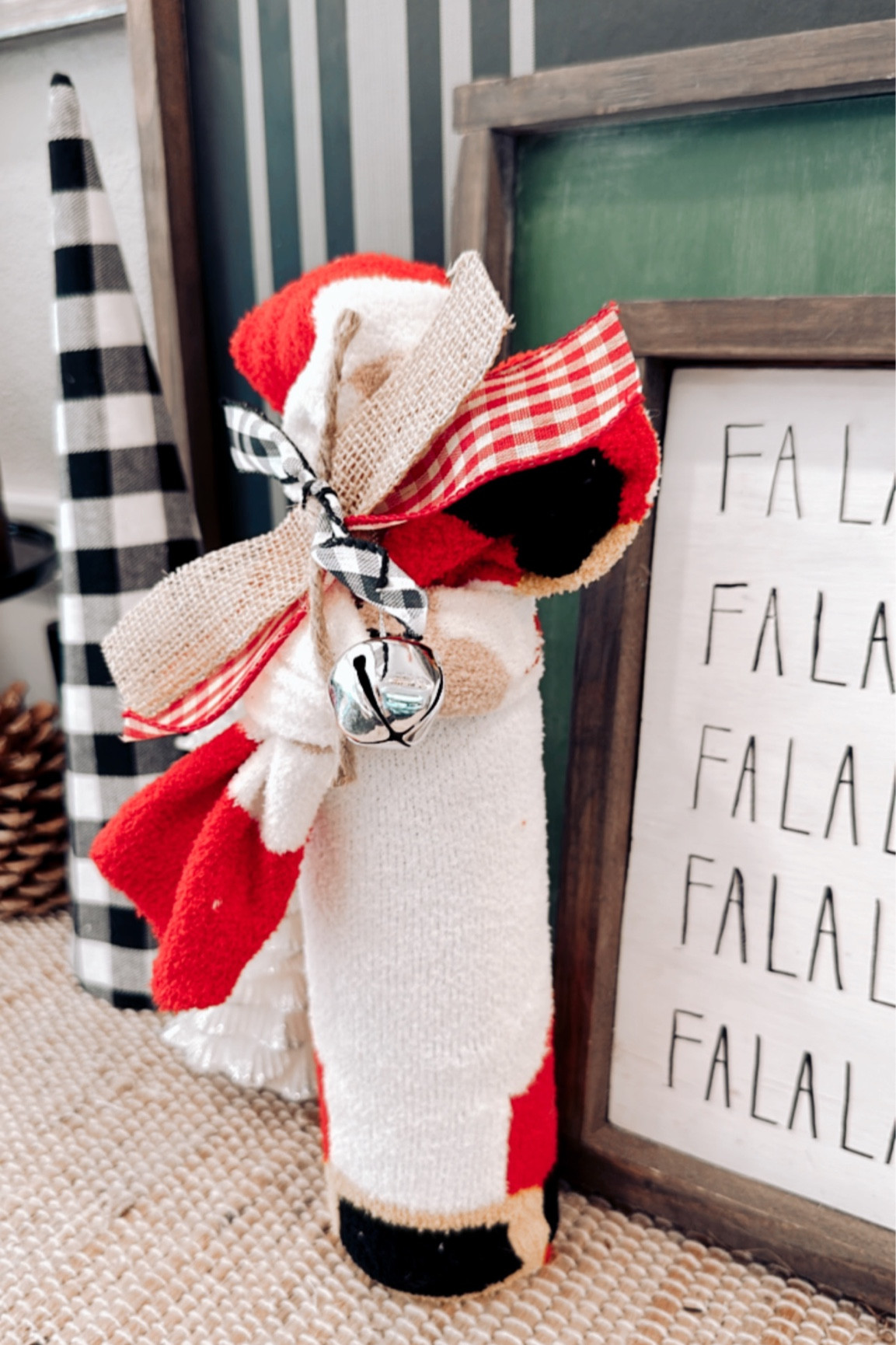 Dressing up a bottle of wine in Christmas socks is a great way gift it this holiday season 🎄

#LTKSeasonal #LTKHoliday #LTKGiftGuide