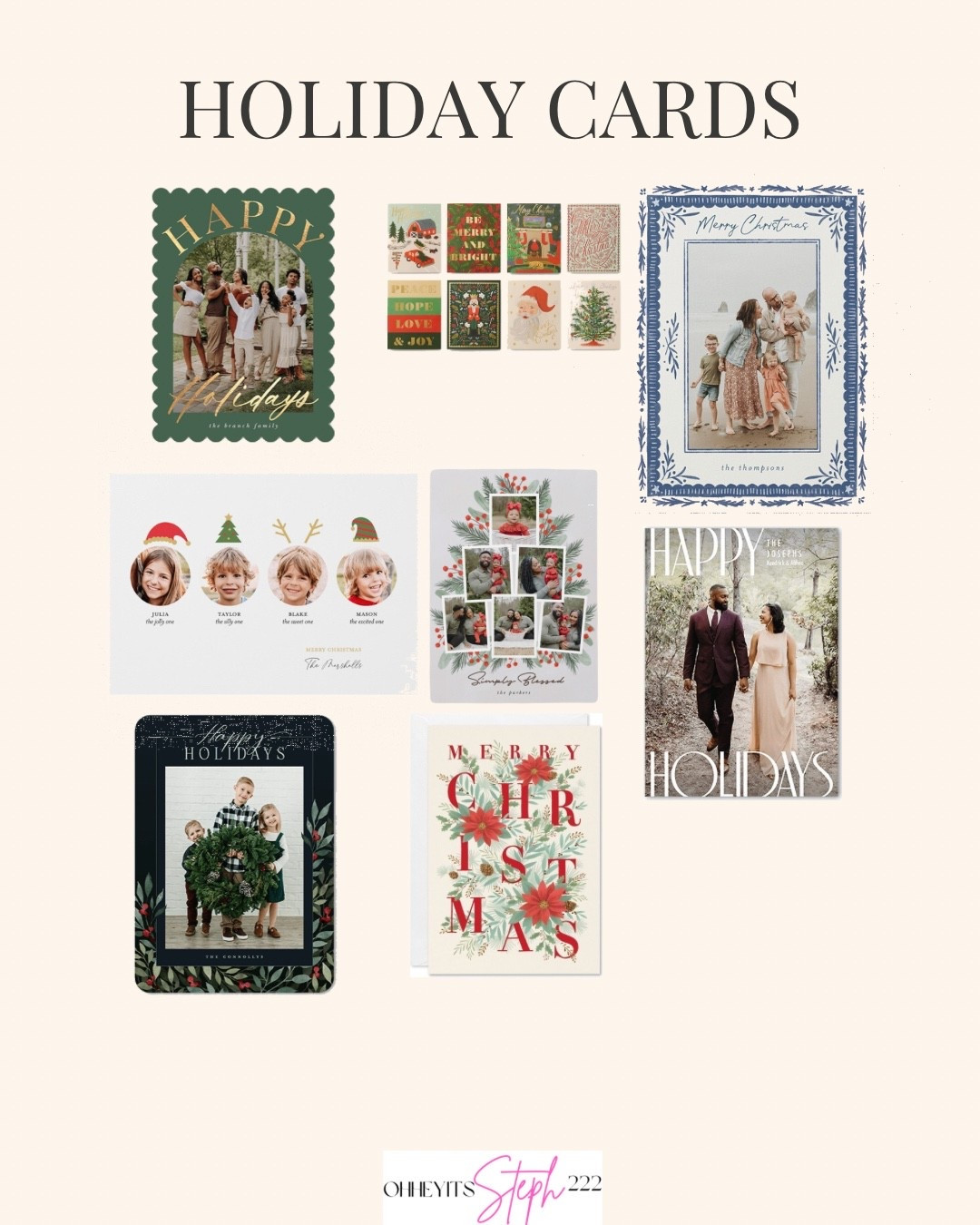 Holiday cards 

#LTKSeasonal #LTKHoliday #LTKFindsUnder50