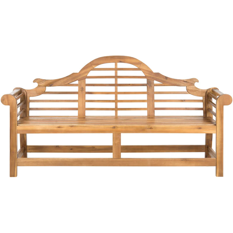 SAFAVIEH Outdoor Hamida Acacia Wood Bench - 77Wx23Dx41H | Overstock