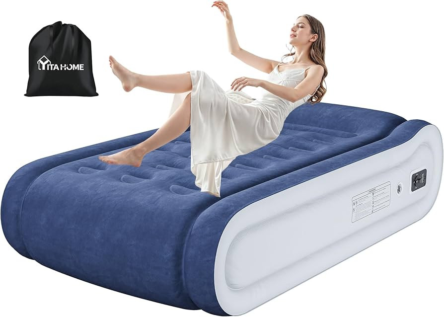 YITAHOME Twin XL Air Mattress with Built-in High-Speed Pump, 17 Inch Inflatable Mattress with Int... | Amazon (US)