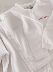 Rolled Edge Knit Cardigan | White Elephant Designs